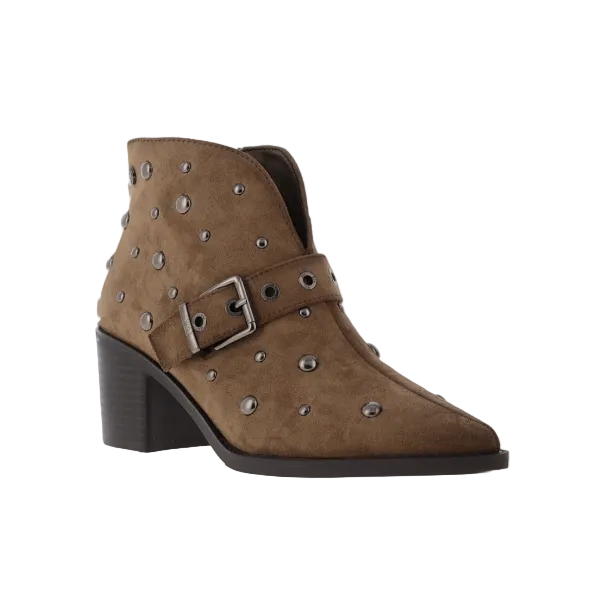 XTI women's taupe ankle boot