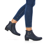 Rieker Womens Boot Y0775-14 Pazifik