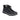 Rieker women's black lace-up ankle boot with side zip and gold-tone eyelets