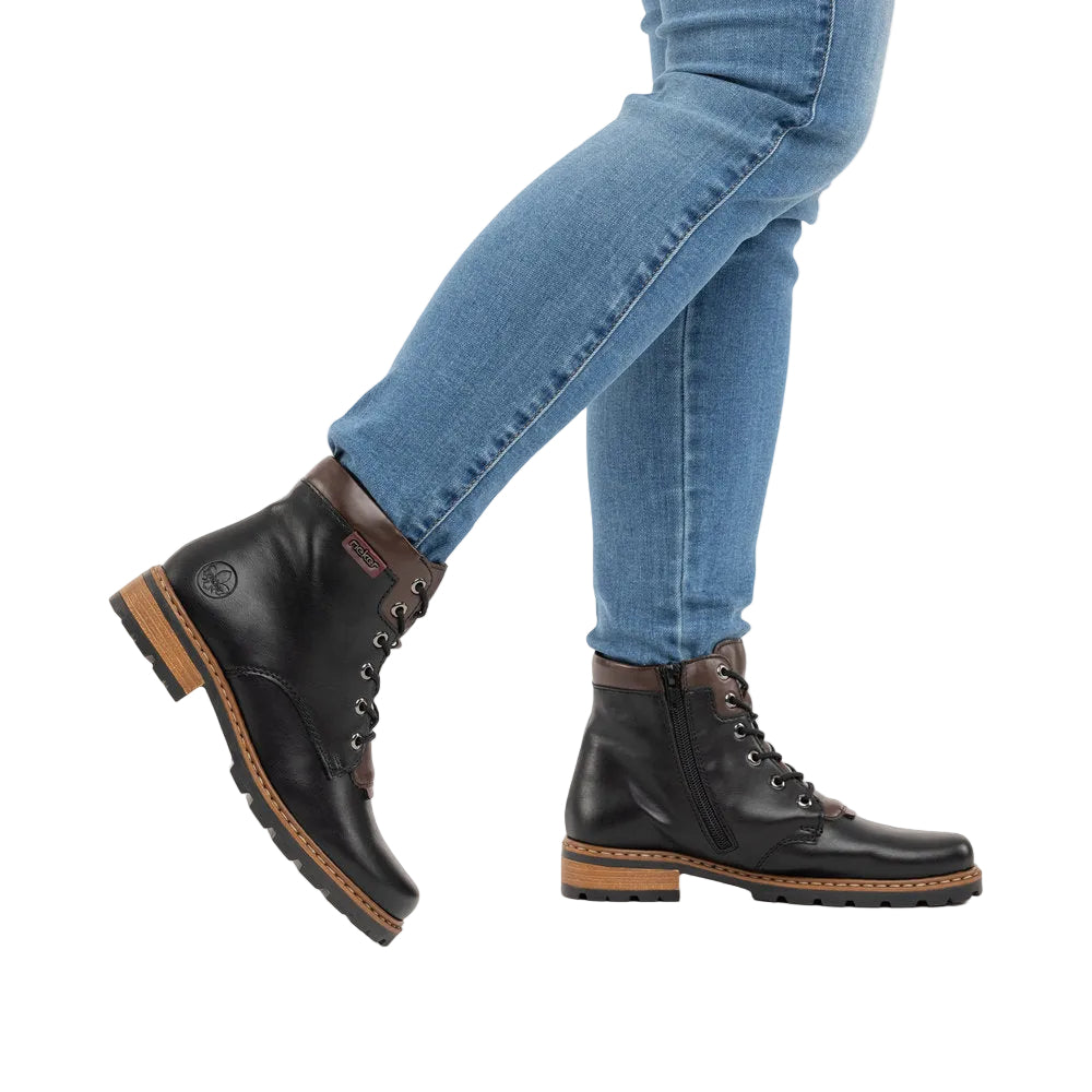 Rieker Womens Boot Z9340 Black