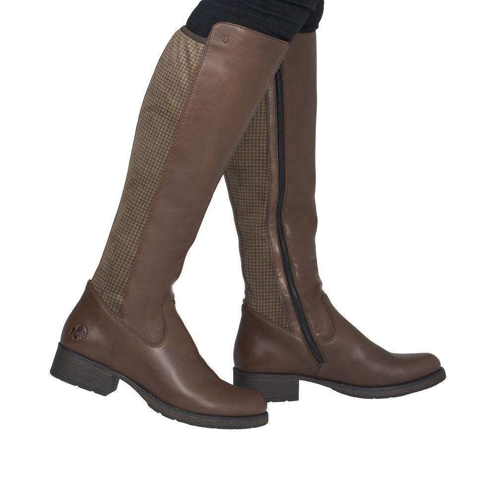 Rieker women's brown long leg boot