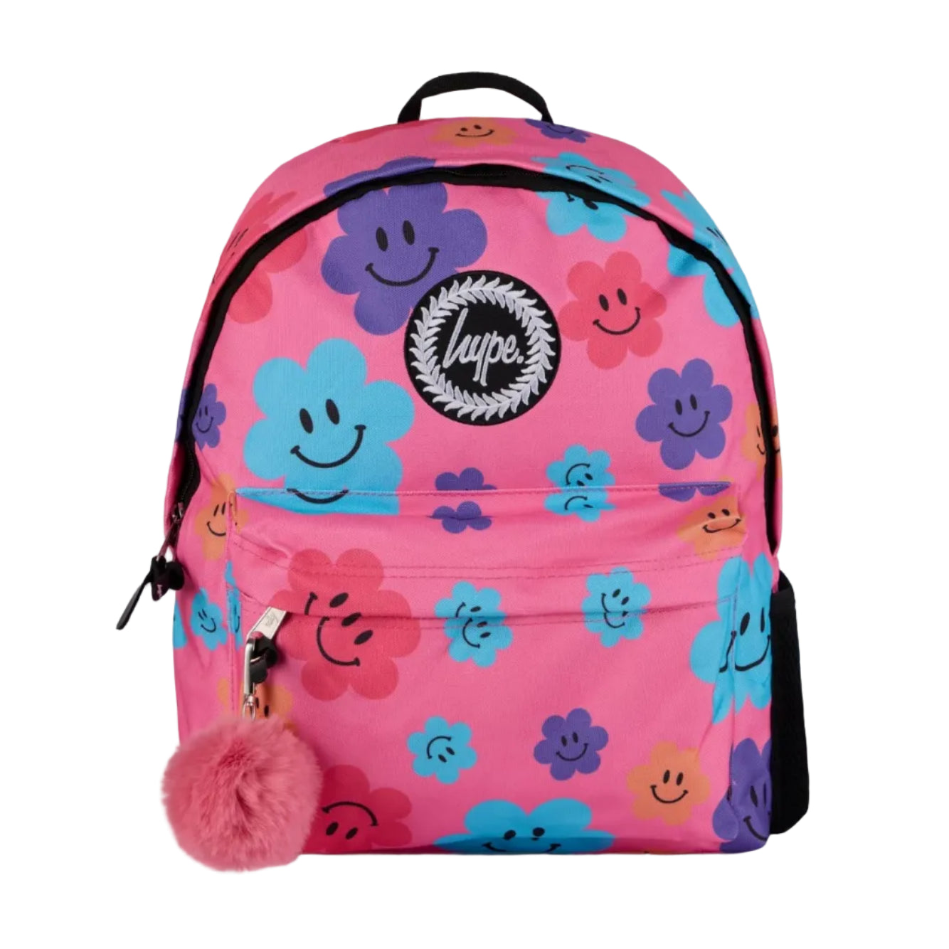 Hype Unisex Pink Happy Flowers Backpack