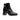 Zanni & Co Fuyang women's black ankle boots with block heel and side zip