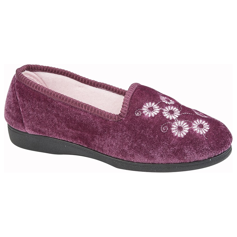 Marlows Womens Slipper LS309M Heather
