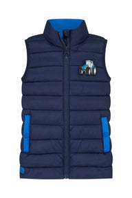 Lighthouse Boys Gilet Abel Blue Tractor