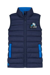 Lighthouse Boys Gilet Abel Blue Tractor