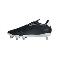 Adidas Kakari men's black soft-ground rugby boots