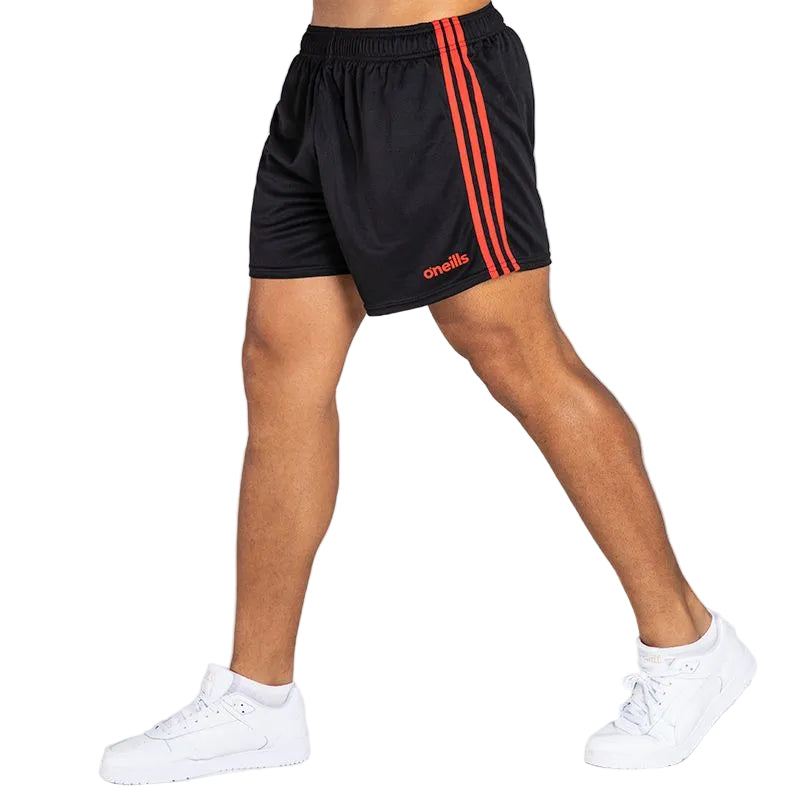O'Neills Adults Shorts Mourne Black/Red