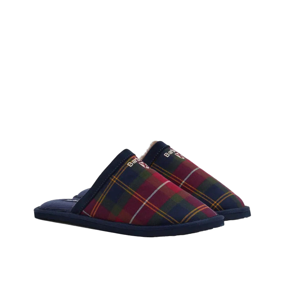 Barbour Mens Slipper Everitt Mule Winterberry