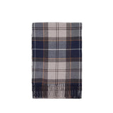 Barbour Unisex Scarf Galingale Tartan Grey Midnight Tartan