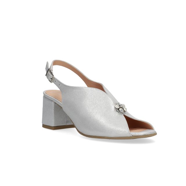 Bioeco Womens Shoe 4263 Silver Shimmer