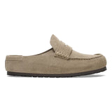 Birkenstock Womens Naples Wrapped Suede Taupe