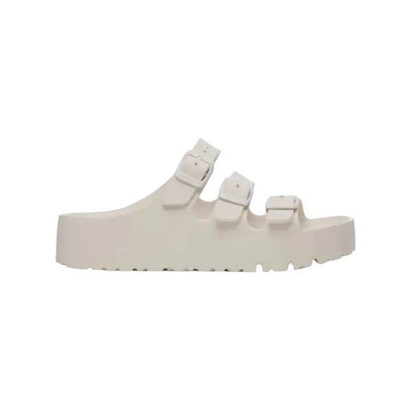 Birkenstock Womens Sandal Florida Eva Pap Flex Platform Eggshell