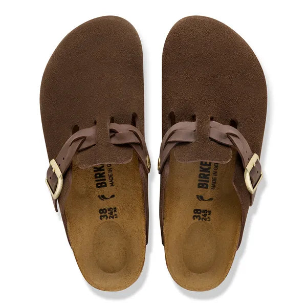 Birkenstock Womens Clog Boston Braided Carafe