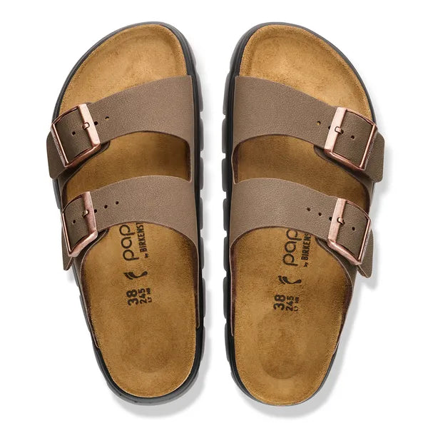 Birkenstock Womens Sandal Arizona Pap Chunky Mocca