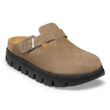 Birkenstock Womens Clog Boston Pap Chunky Gray Taupe