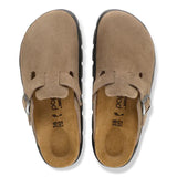 Birkenstock Womens Clog Boston Pap Chunky Gray Taupe