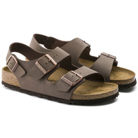 Birkenstock Milano men's mocca leather sandal