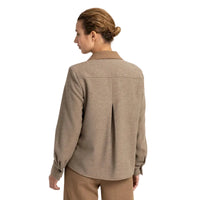 Yaya Womens Blazer 01-501086-609 Otter Brown Melange