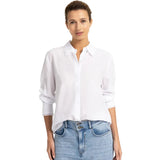 Yaya Womens Blouse 01-201247-609 Pure White