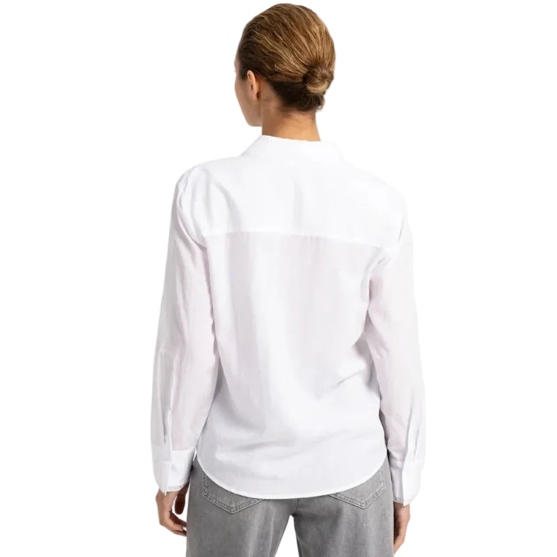 Yaya women's blouse in pure white