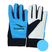Breathe Sports sky blue and white Gaelic gloves