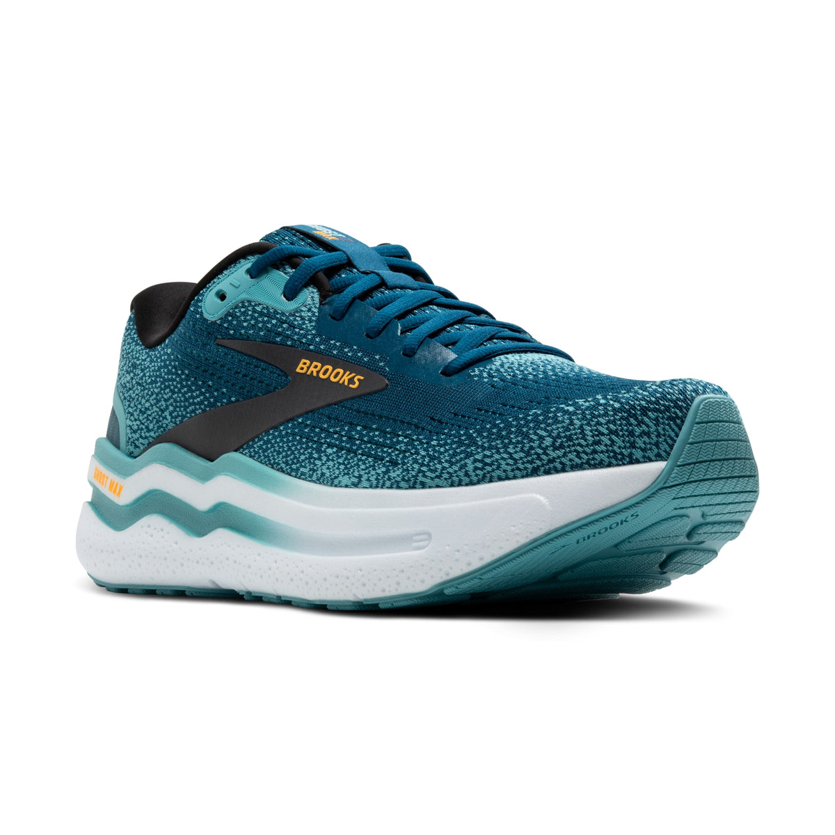 Brooks Mens Trainer Ghost Max 2 Moroccan Blue/Aqua/Orange Pop