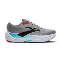 Brooks men's grey and red mesh lace-up trainer