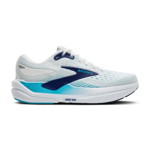 Brooks Mens Trainer Ghost Max 3 Bright White/Beacon Blue/Teal