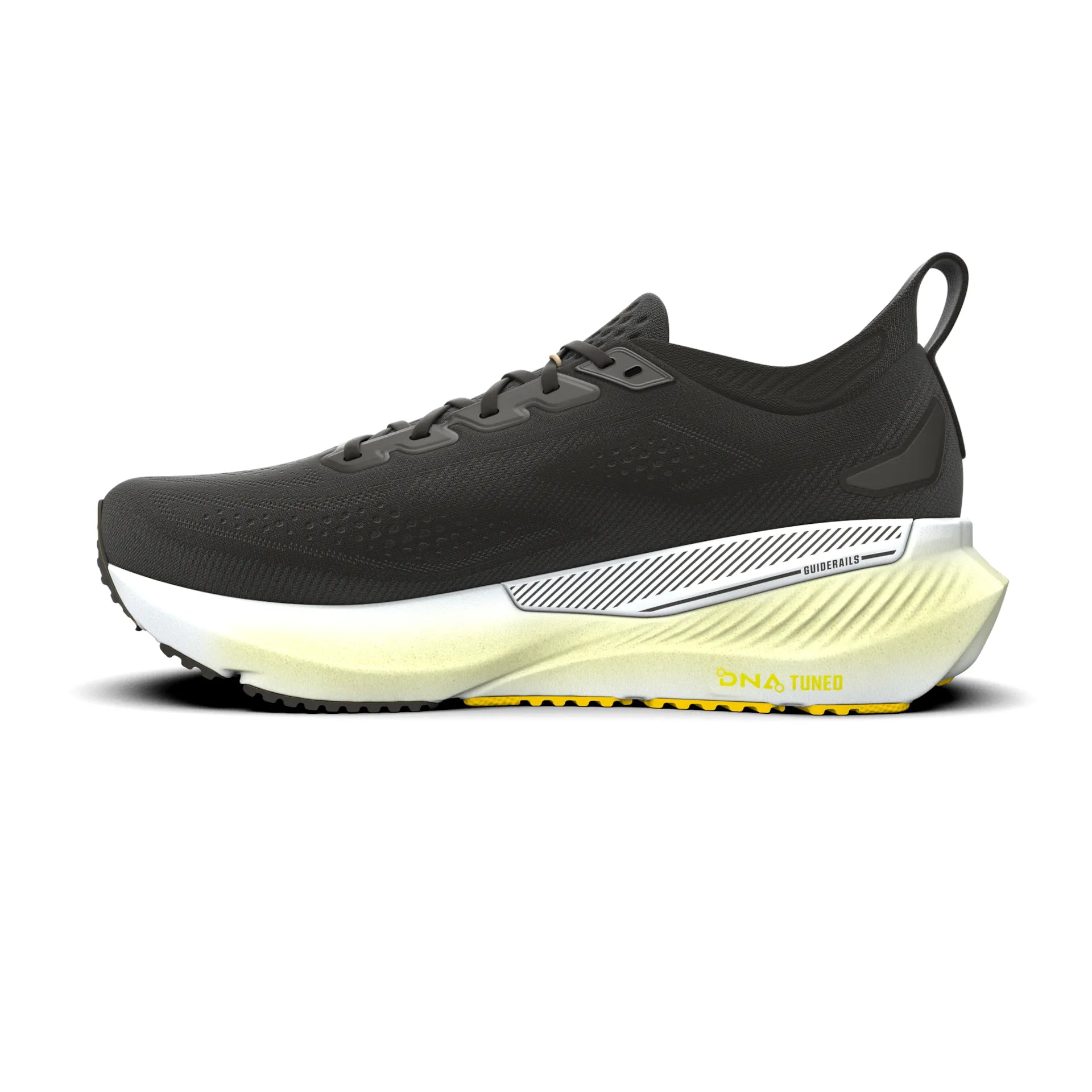 Brooks Mens Trainer Glycerin GTS 23 Black/Cyber Yellow/Nightlife