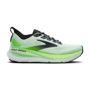Brooks Mens Trainer Glycerin GTS 23 White/Phantom/Green Gecko