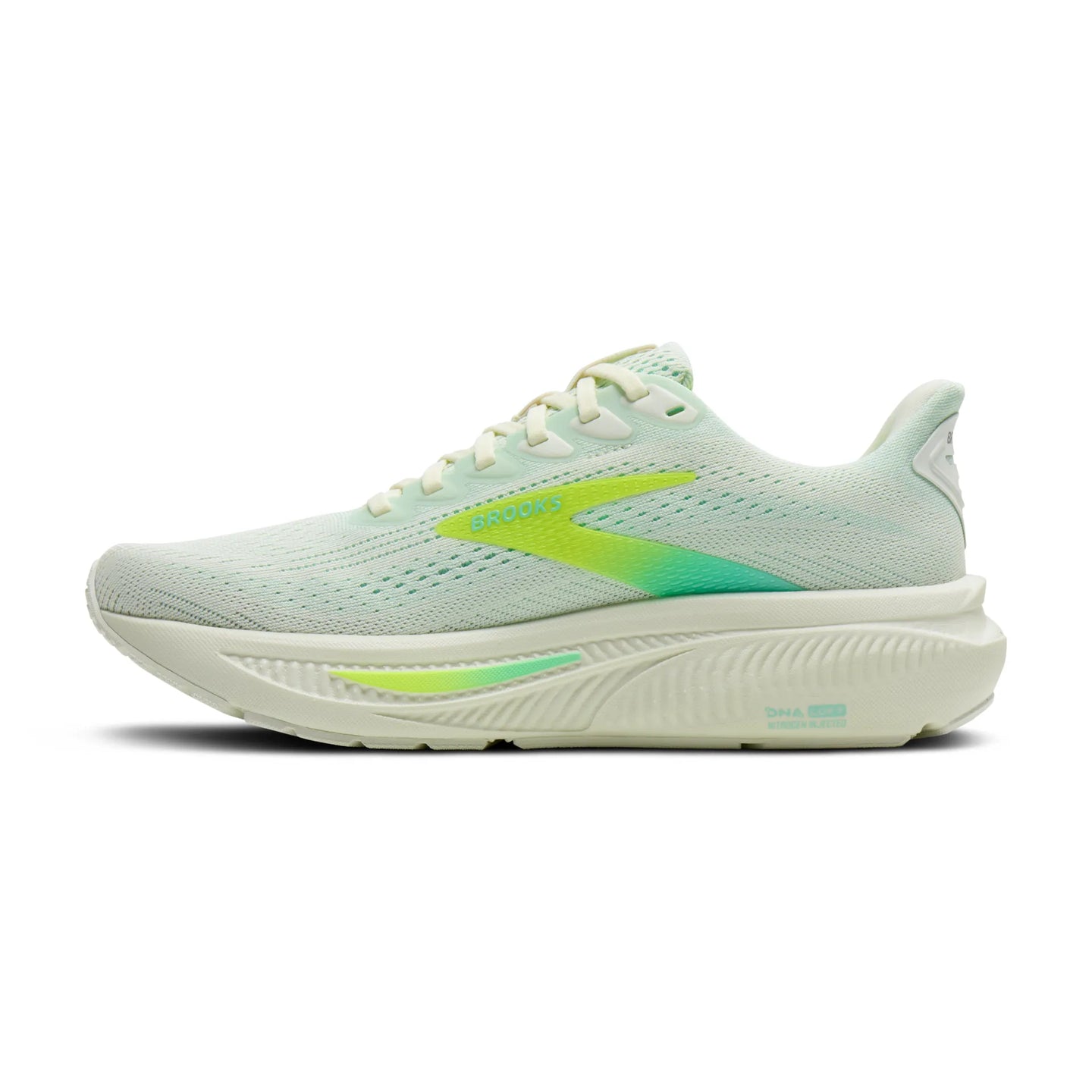 Brooks Womens Trainer Ghost 17 Bluewash/Nightlife/Yucca