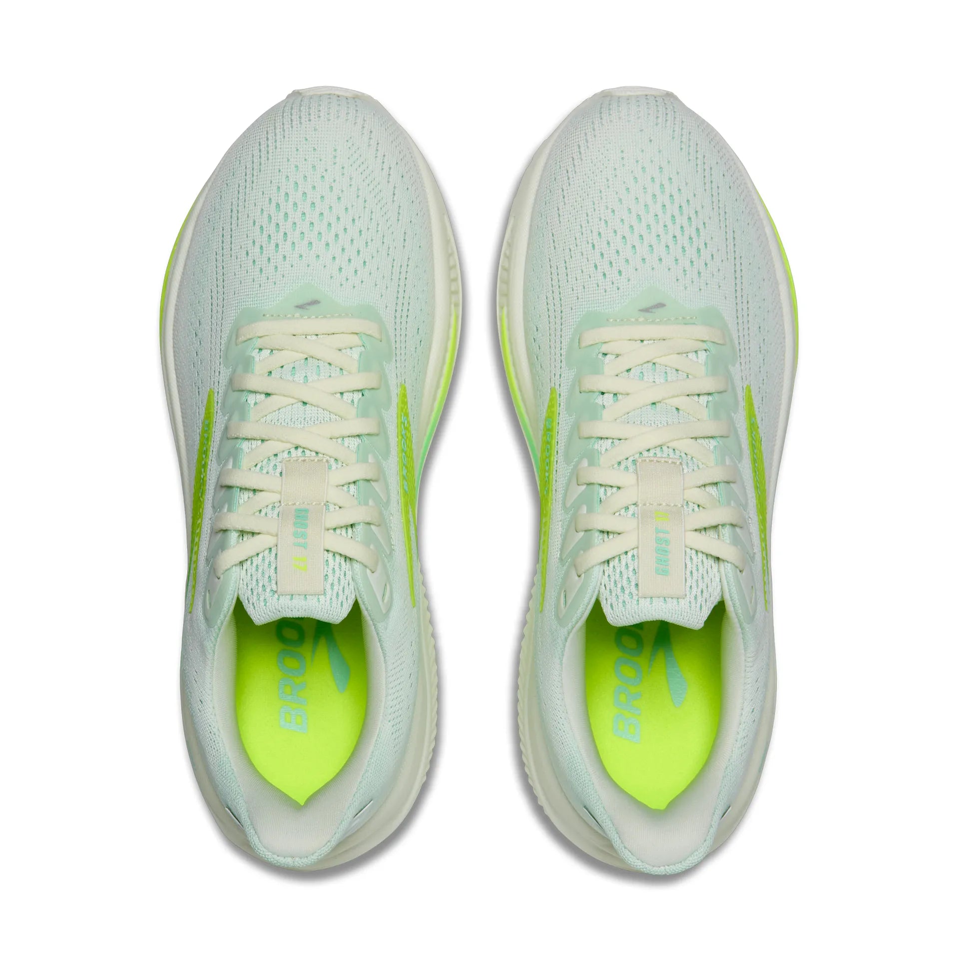 Brooks Womens Trainer Ghost 17 Bluewash/Nightlife/Yucca