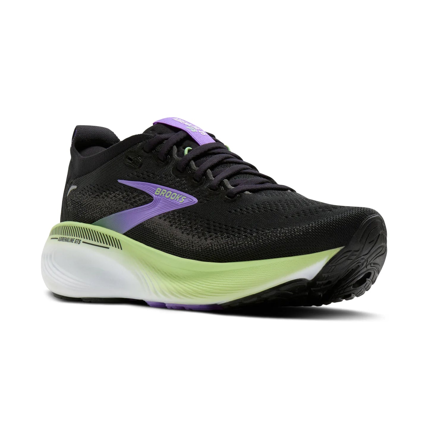 Brooks Womens Trainer Adrenaline GTS 25 Black/Blackened Pearl/Purple