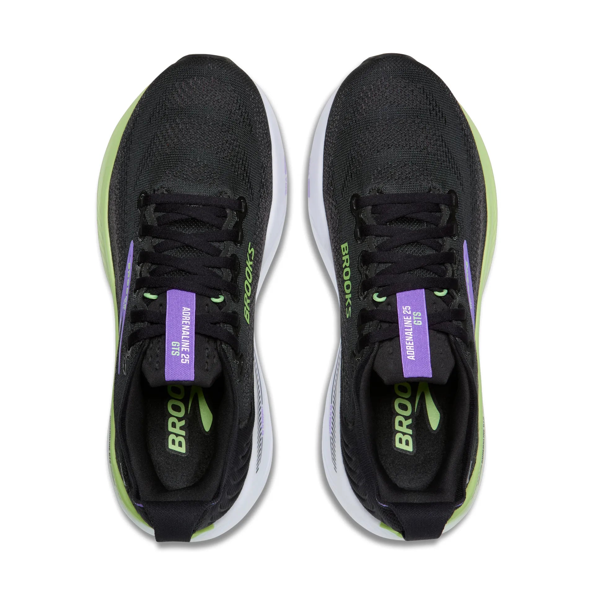 Brooks Womens Trainer Adrenaline GTS 25 Black/Blackened Pearl/Purple
