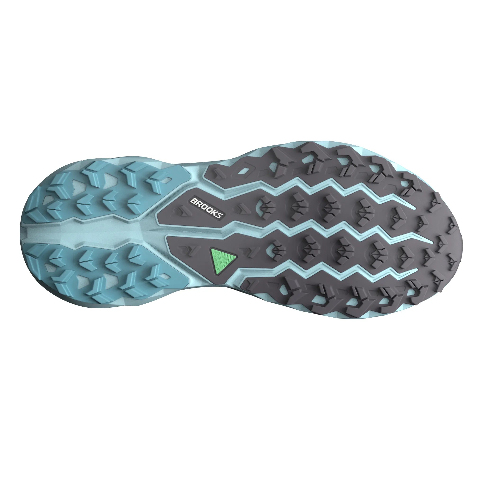 Brooks Womens Trainer Cascadia 19 GTX Black/Ebony/Blue Flower