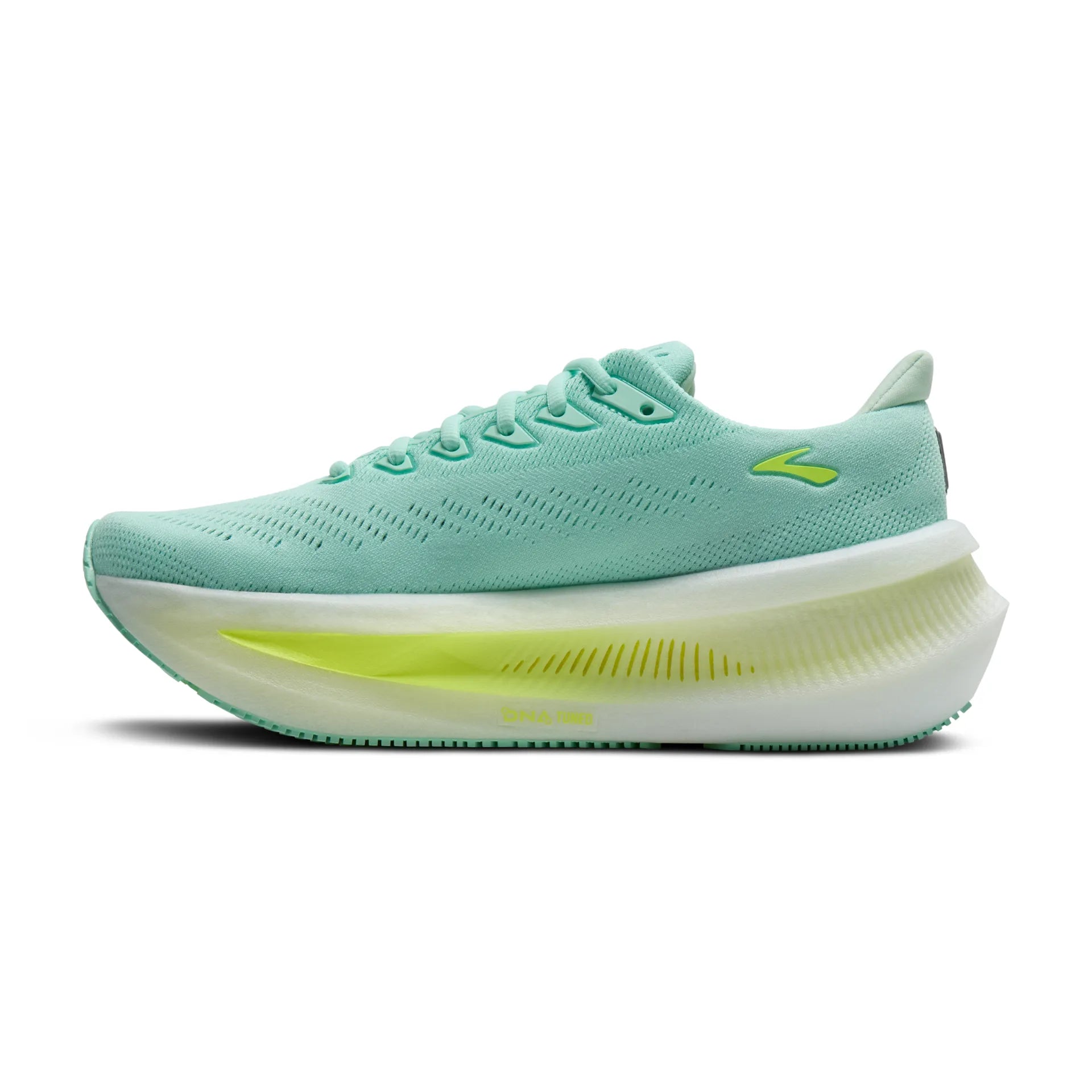 Brooks women's white lace-up trainer