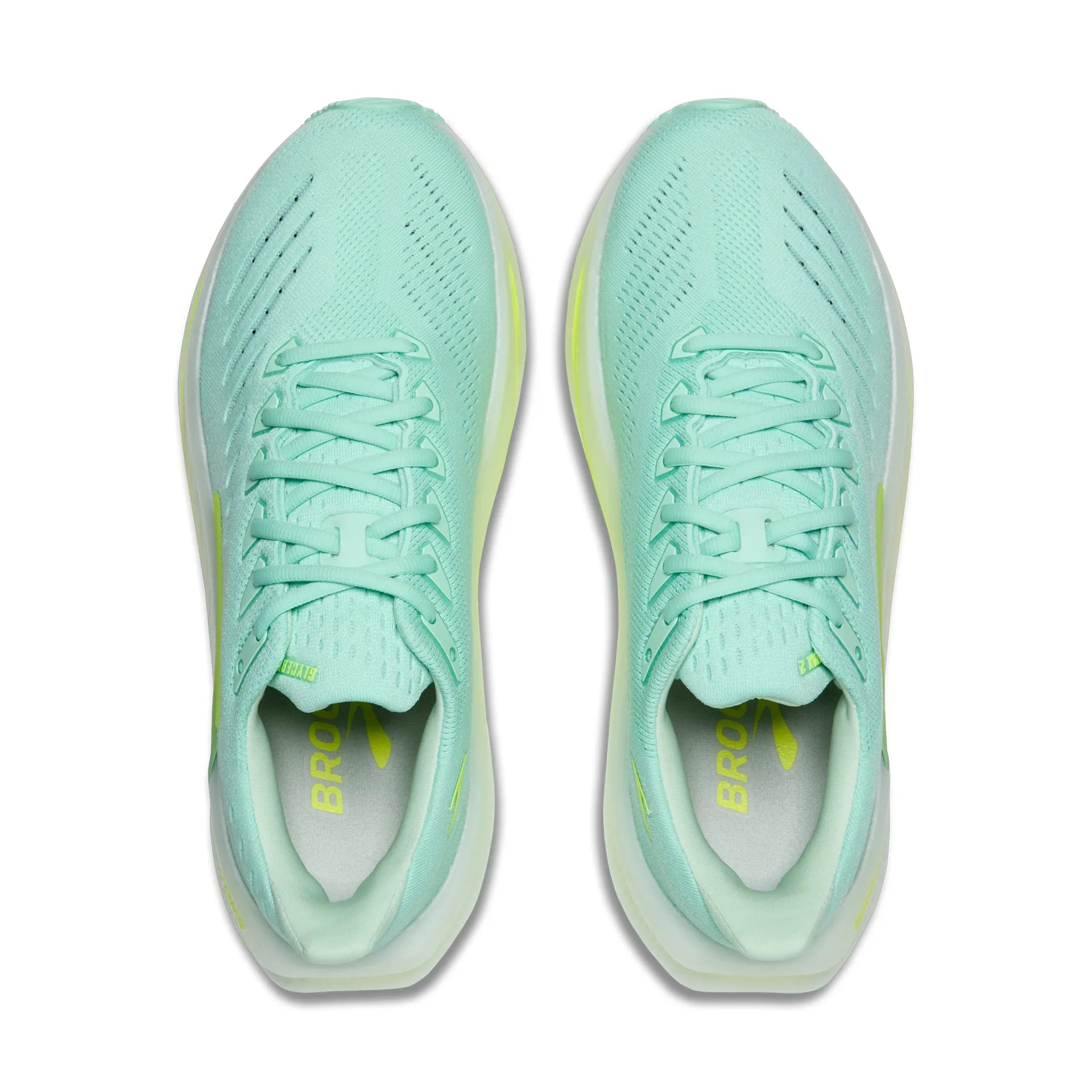 Brooks women's white lace-up trainer