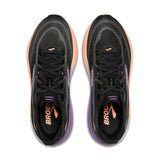 Brooks Womens Trainer Ghost 18 Black/Mulled Grape/Peach