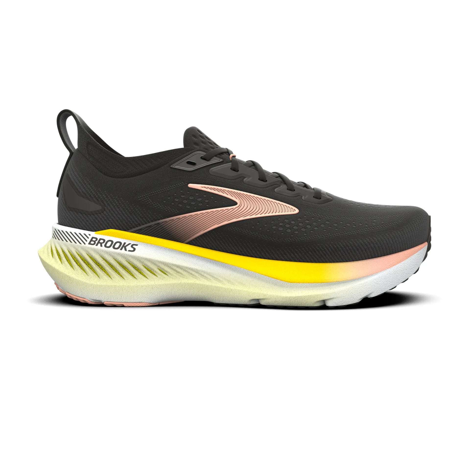 Brooks Womens Trainer Glycerin GTS 23 Black/Peach/Nightlife