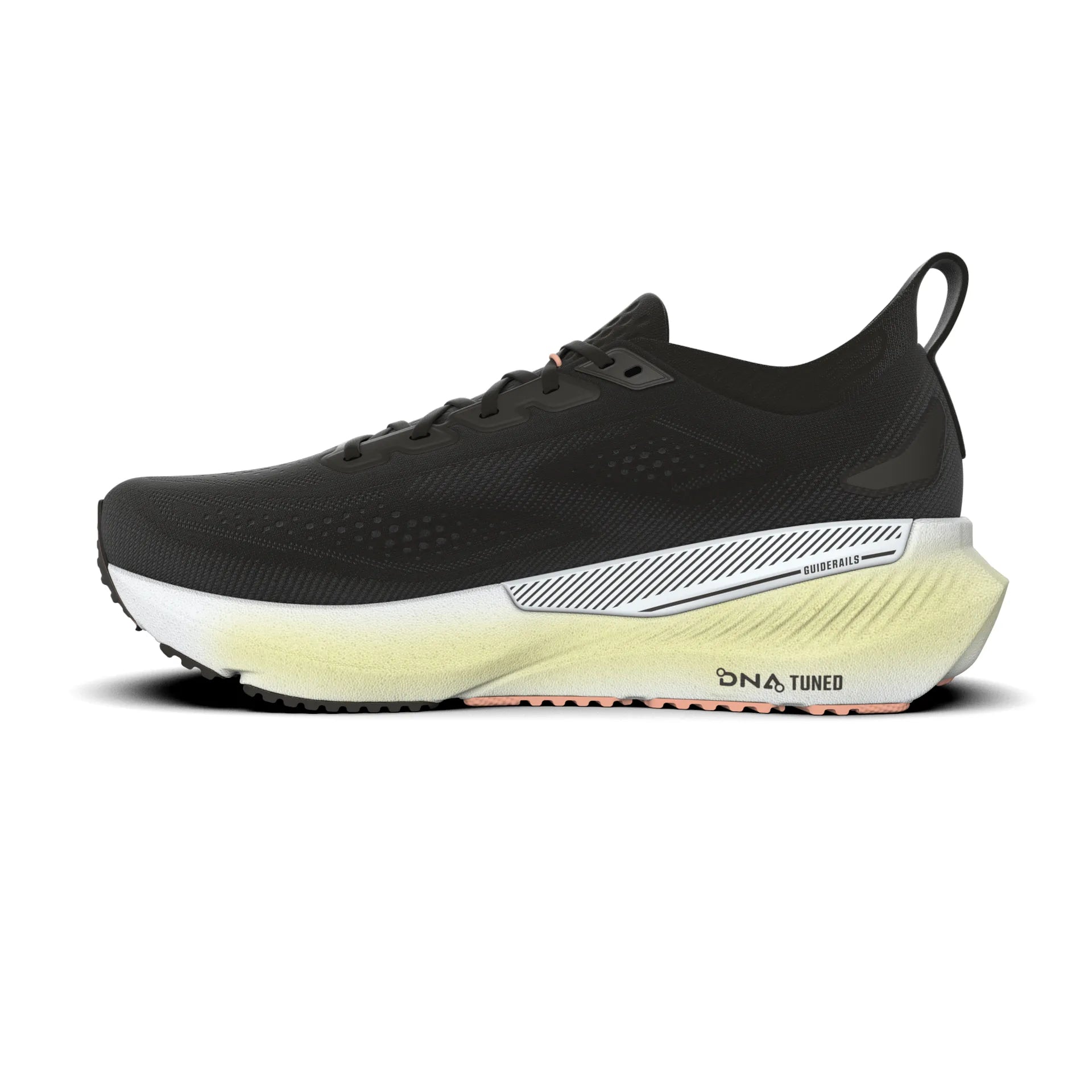Brooks Womens Trainer Glycerin GTS 23 Black/Peach/Nightlife