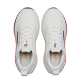 Brooks Womens Trainer Glycerin GTS 23 White/Mulled Grape/Clear