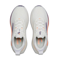 Brooks Womens Trainer Glycerin GTS 23 White/Mulled Grape/Clear