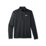 Brooks men's black top with zip