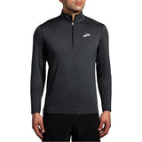 Brooks men's black top with zip