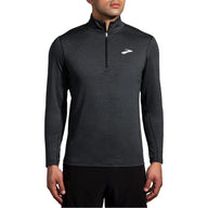 Brooks men's black top with zip