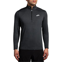 Brooks men's black top with zip