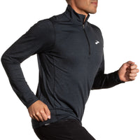Brooks men's black top with zip