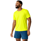 Brooks Dash men's lichen green short-sleeve running t-shirt
