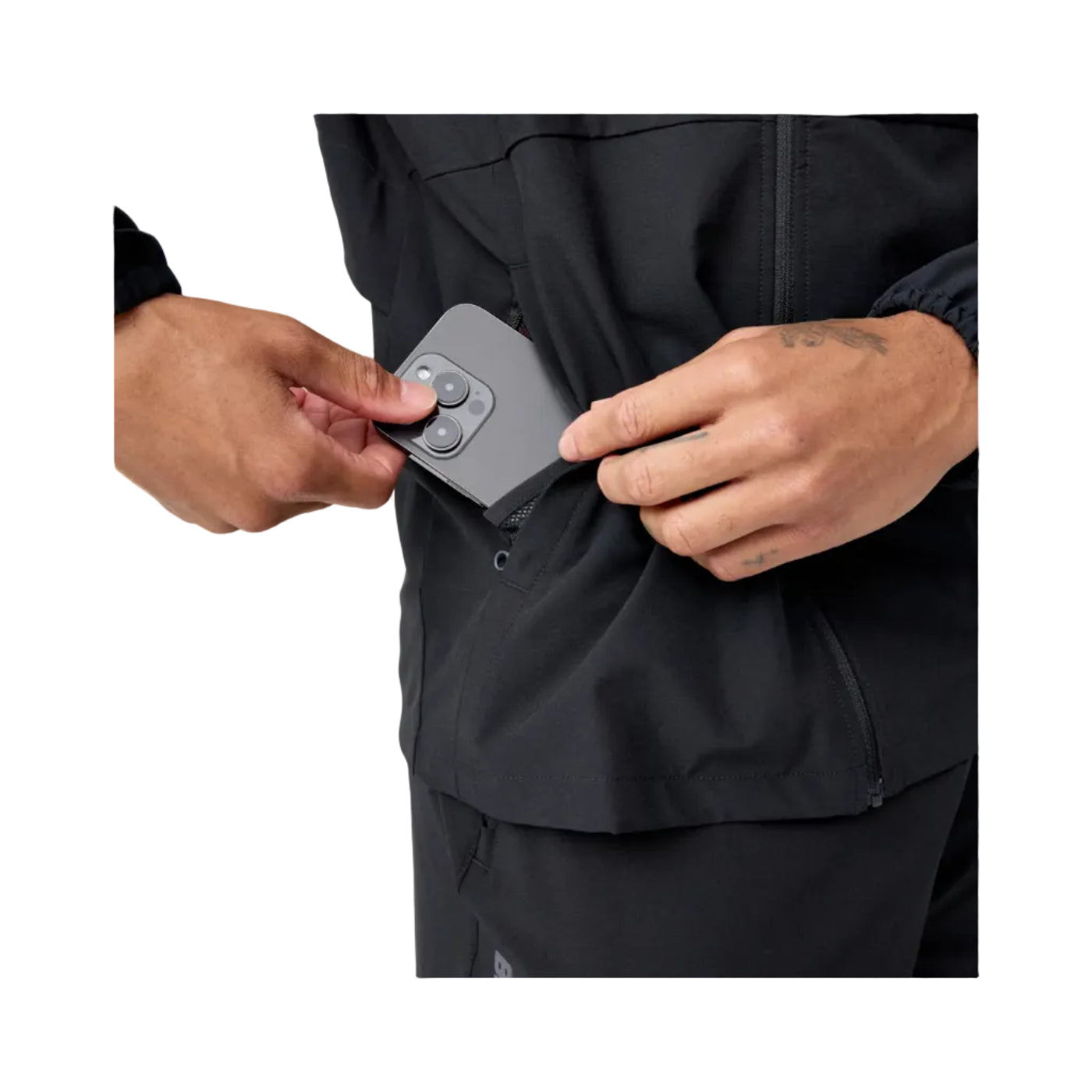 Brooks Mens Jacket Canopy Black